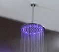 LED shower set round ceiling mounted head 12 to 24 inches SUS304 1