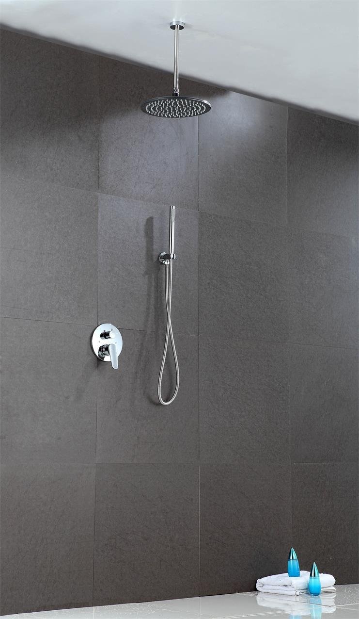 LED shower set round ceiling mounted head 12 to 24 inches SUS304 2