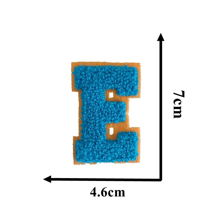 chenille letters patch single diy colorful stickers for arm cc patch 2