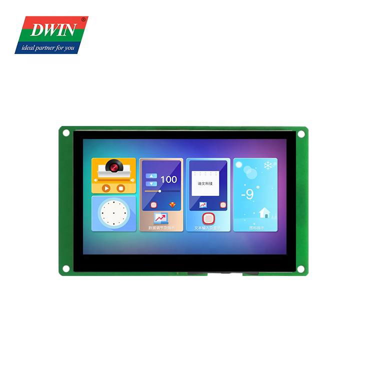 DWIN 4.3 inch touch lcd panel 800*480 HMI display UART Serial 4.3 tft lcd displa