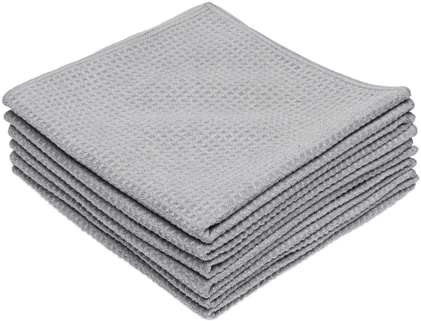 wholesale Microfiber Waffle Weave Kitchen Dish Drying Towels
