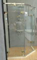 shower door glass/shower room glass/curved glass