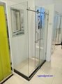 shower door glass/shower room glass/curved glass