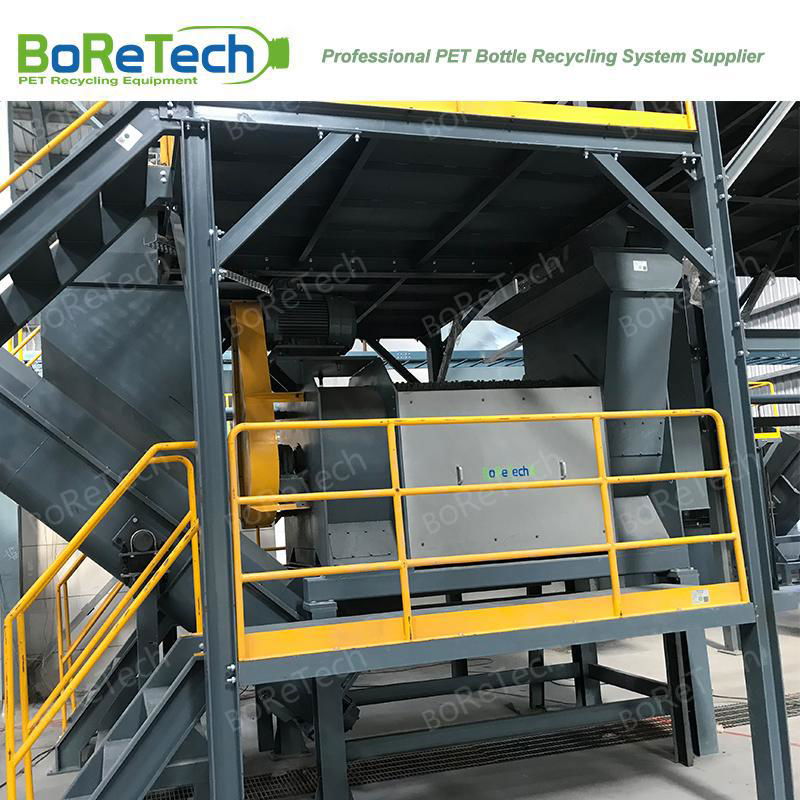 Label Remover for PET Bottle Recycling Line 4