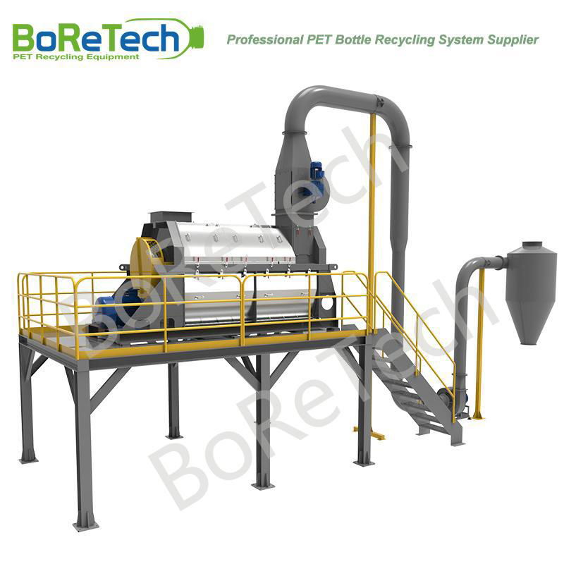 Label Remover for PET Bottle Recycling Line 5