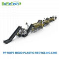 Rigid and Flexible Waste Plastics PP Ropes Recycling Washing System 2