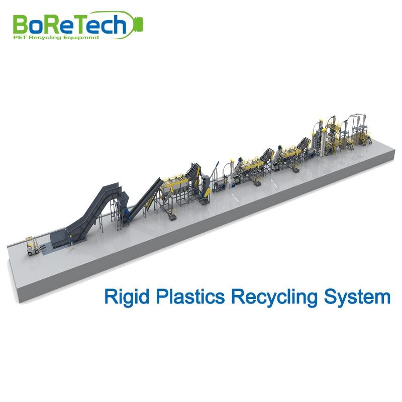 Rigid Plastics Recycling Washing System