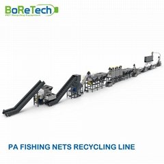 PA Fishing Nets Rigid and Flexible Plastics Recycling Washing System