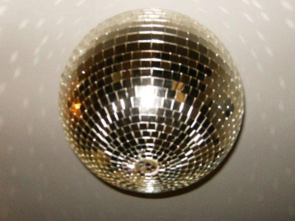 8inch 20cm Gold Disco Mirror Ball Light effect for wedding party christmas decor