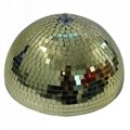 Silver Half Mirror Ball 16inch 40cm-With Built In Motor event party club Ceiling 1