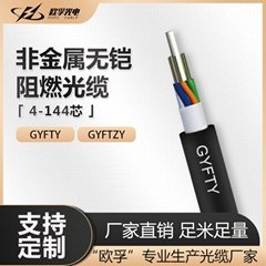 GYFTZY室外非金属阻燃光缆电力光缆矿用层绞光缆