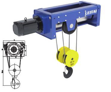 LHC Standard Room Wire Rope Hoist