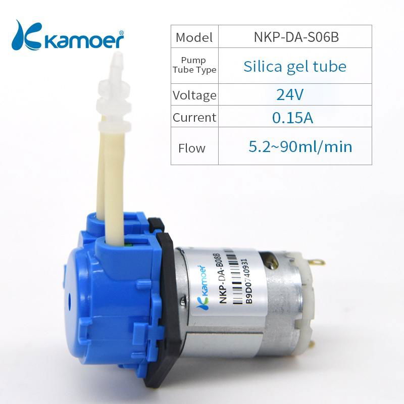 Kamoer NKP 3V 6V 12V 24V Mini DC Peristaltic Pump Water Device For Fish Tank Mot 3