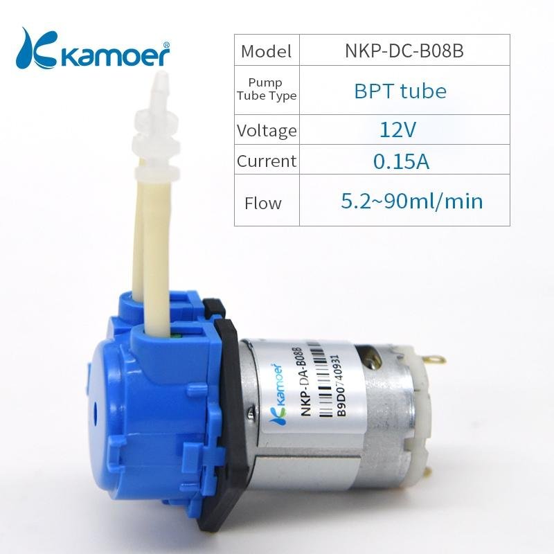 Kamoer NKP 3V 6V 12V 24V Mini DC Peristaltic Pump Water Device For Fish Tank Mot 5