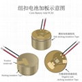 M7840S1 3.7V 17mAh Lithium ion button battery 5