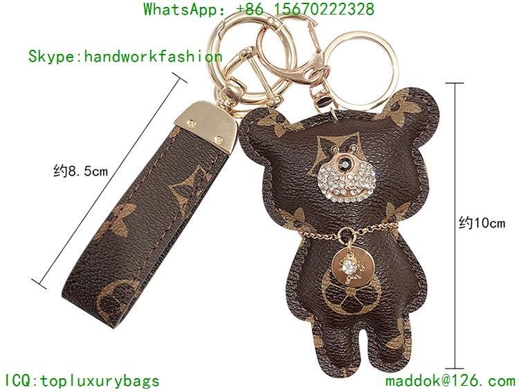 Christmas Gift Birthday gift Teddy Bear Bag Charm Keychain  2