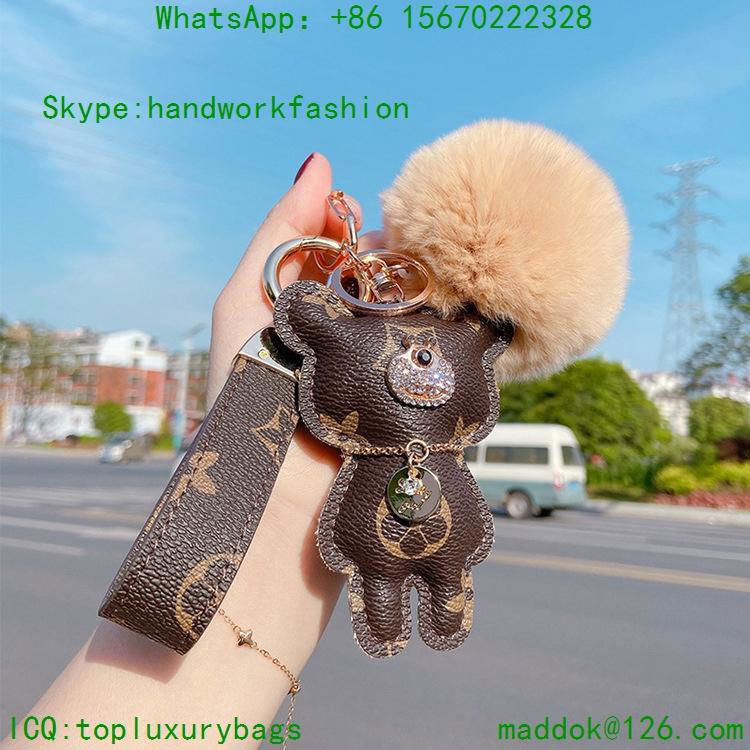 Christmas Gift Birthday gift Teddy Bear Bag Charm Keychain  3