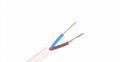 CU/PVC/PVC H03VV-F H03VVH2-F Flat Flexible PVC Cable 1