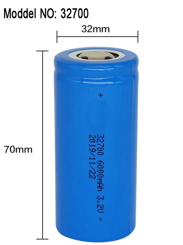 Long Cycle Life LiFePO4 6000mAh 32700 3.2V IFR 32650 21700 Battery Cells for sol 5