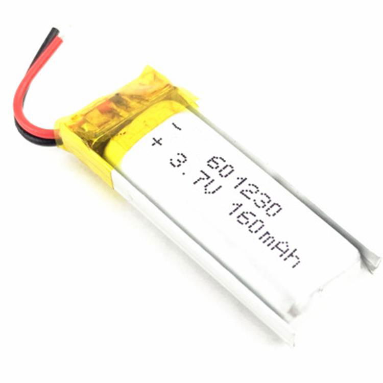 Customize 601230 160mAh lithium ion batteries Rechargeable Lipo Battery 3.7v Lit 3