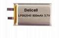 Lithium Polymer battery 802040 800mAh