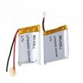 Customize dimension Small Size Lipo Battery Lp304050 530mAh 3.7V lithium ion bat 1