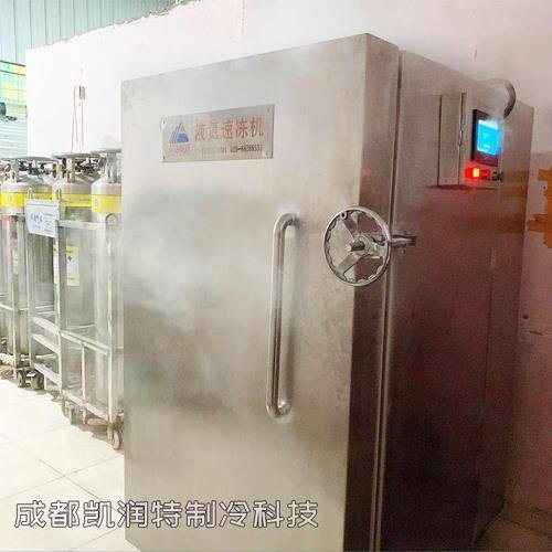 深圳水产品液氮速冻柜 2