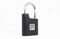 IP67 waterproof bluetooth padlock QR code unlocking 