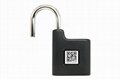 Smart phone control bluetooth padlock QR code unlocking  5