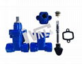 Threaded resilient seat gate valve 3