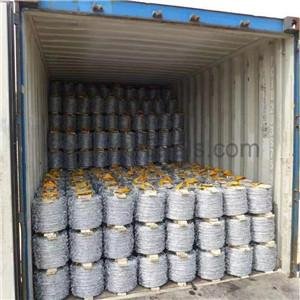 Hot Dipped Galvanized Barbed Wire      concertina wire manufacturer   2