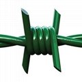 PVC Coated Barbed Wire    hot dipped galvanized barbed wire    1