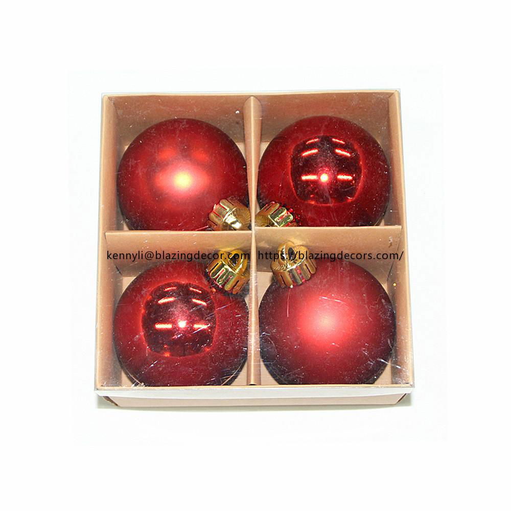 Hot Selling Good Quality Plastic Christmas Ball Set 2