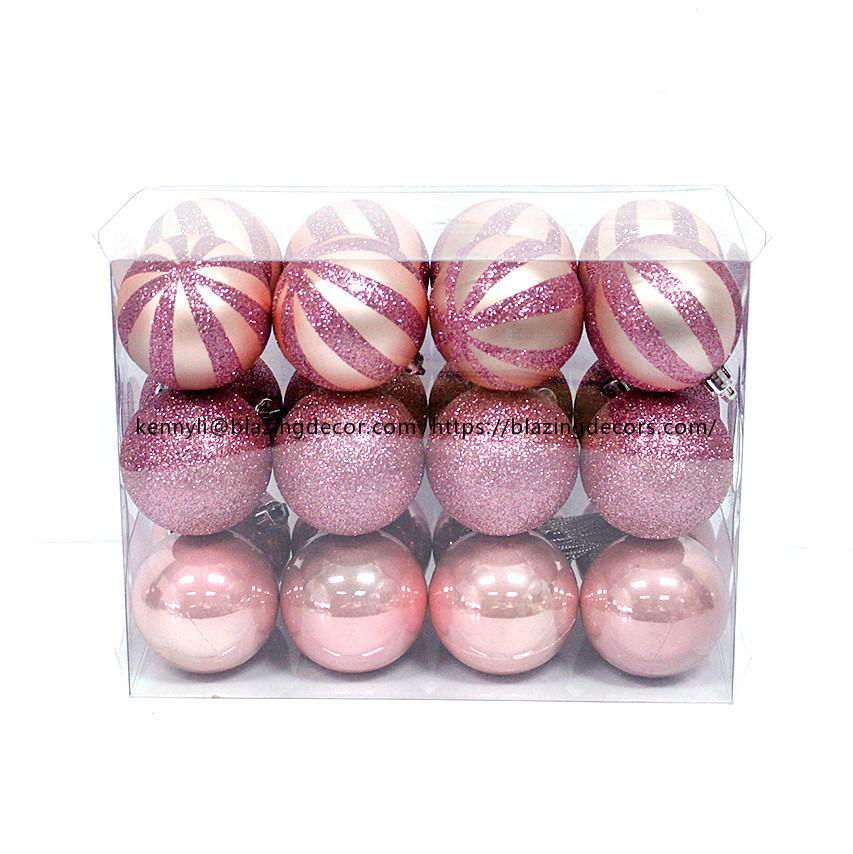 Hot Selling Good Quality Plastic Christmas Ball Set 3