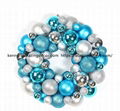 Hot Selling Exclusive Plastic Christmas Ball Ornament Wreath 1