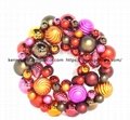 Hot Selling Exclusive Plastic Christmas Ball Ornament Wreath 2