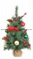 Hot Selling Decorative Christmas Tabletop Christmas Trees with Ornaments 3