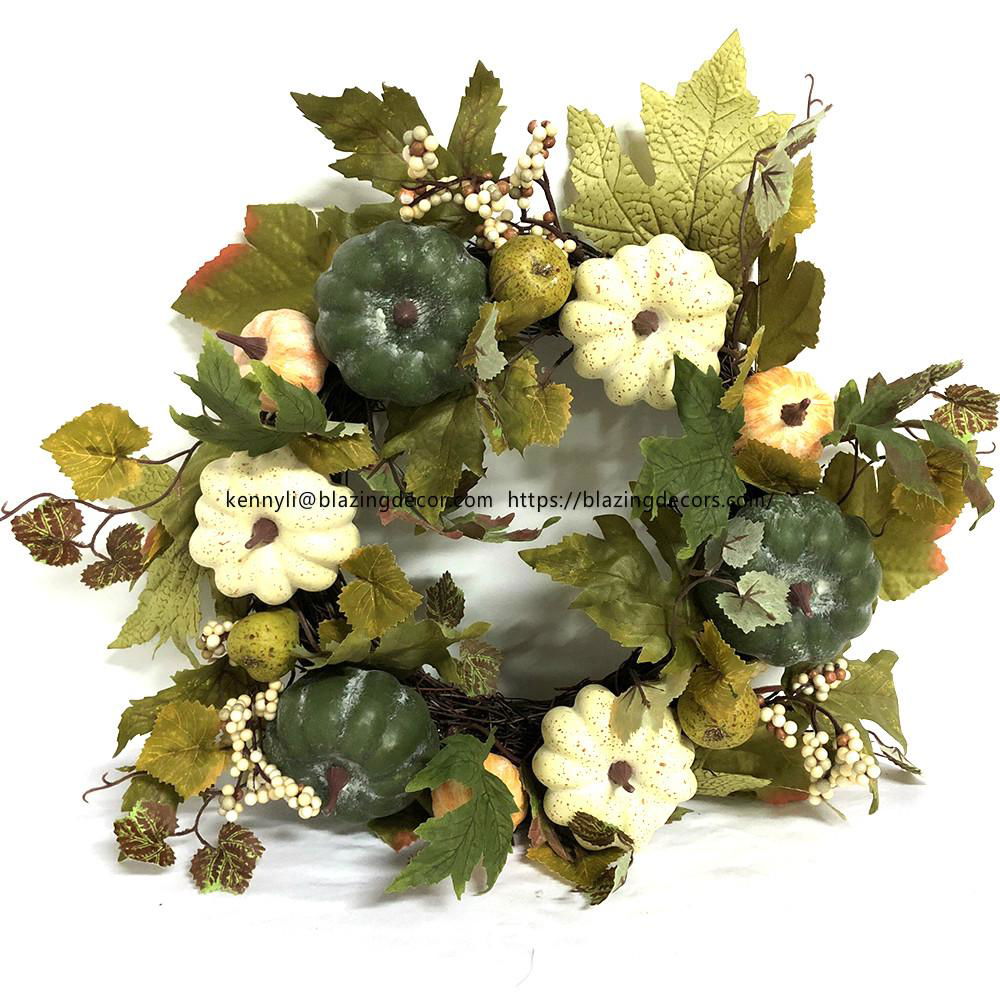 New Type Salable Good Quality Harvest/Fall Ornament Wreath 2