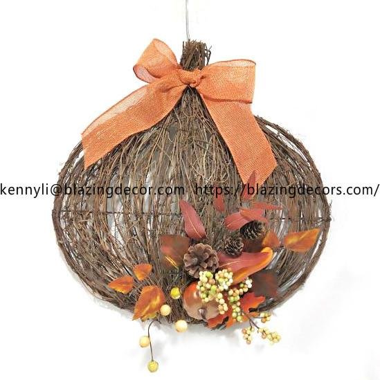 New Type Salable Good Quality Harvest/Fall Ornament Wreath 3