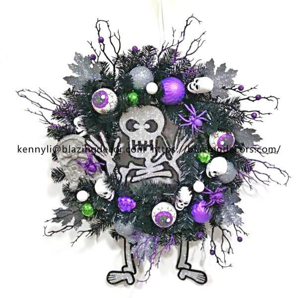 New Design Salable Halloween Ornament Wreath Decoration