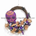 New Design Salable Halloween Ornament Wreath Decoration 3