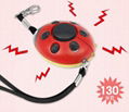 LED lighting 130db personal alarm/woman