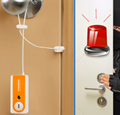130db traveling personal alarm/door stopper alarm