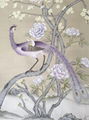 Chinoiserie hand painted silk wallpaper 1