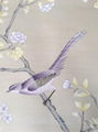 Chinoiserie hand painted silk wallpaper 2