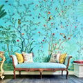 Chinoiserie hand painted silk wallpapers 5