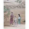 中國風手繪絲綢壁紙