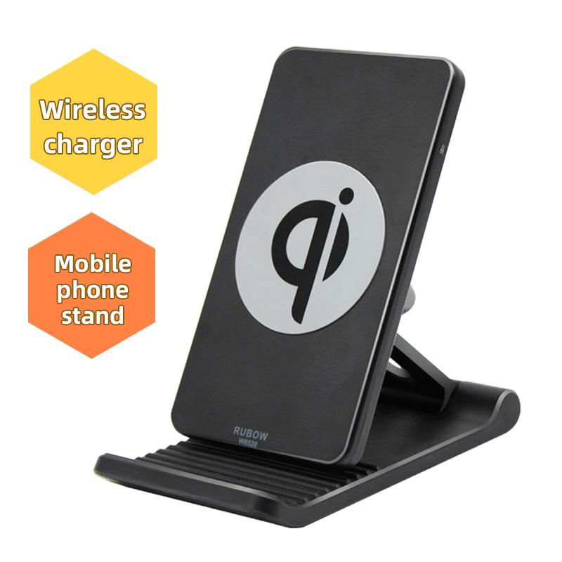 HOT SALES 10W DESK QI WIRELESS CHARGER WIRELESS INDUCTION DUAL COIL CHARGER DESK 4