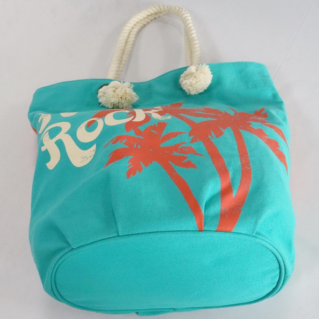 Cute Eco-friendly Cotton Canvas Shopping Tote Bag Beach Bag 4