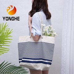 Customized Gift Shopping Bags Reusable Cotton Canvas Tote Bag